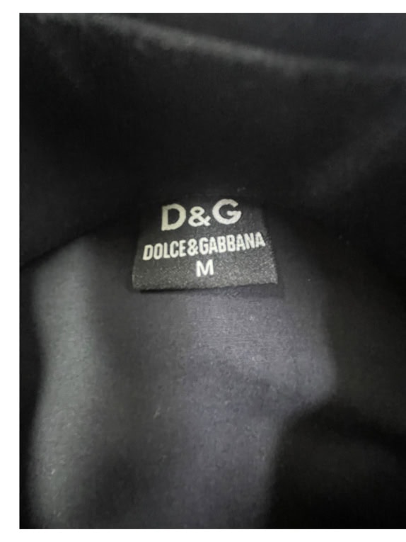 D&G DOLCE & GABBANA ΠΟΥΚΑΜΙΣΟ VINTAGE BIG LOGO ΜΑΥΡΟ ΑΝΔΡΙΚΟ M