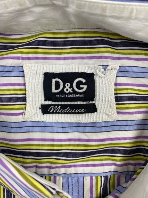 D&G ΠΟΥΚΑΜΙΣΟ ΡΙΓΕ ΠΟΛΥΧΡΩΜΟ ΑΝΔΡΙΚΟ L