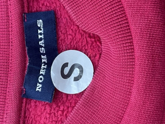 NORTH SAILS  CREWNECK MINIMAL FUCHSIA WOMENS PRE OWNED S