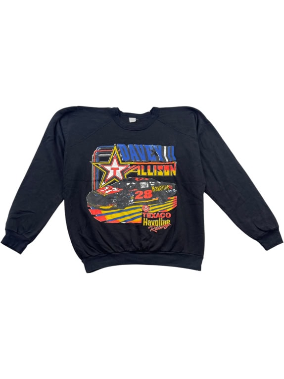 Davey Allison Texaco Havoline Racing Sweatshirt Black Unisex M