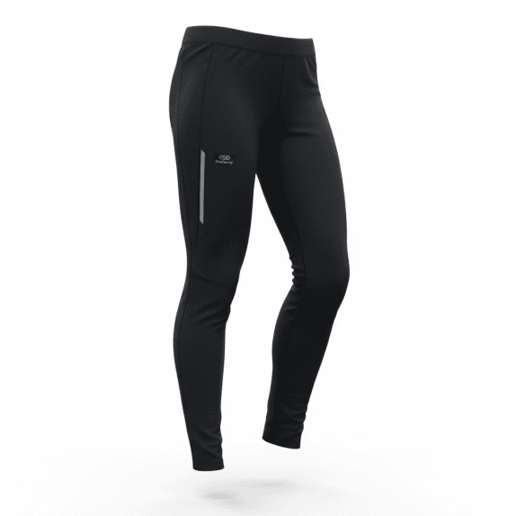DECATHLON KALENJI Leggings da corsa ATHLETIC Logo Nero Uomo L