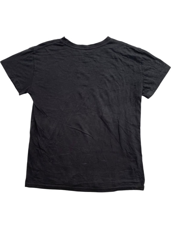 DEF LEPPARD T-SHIRT VINTAGE STYLE ΛΟΓΟΤΥΠΟ ΜΑΥΡΟ UNISEX SMALL preowned