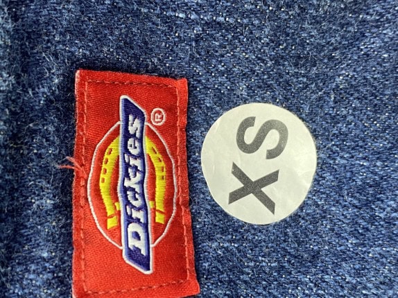 DICKIES  JEANS STRAIGHT FIT BLU DONNA PRE OWNED XS