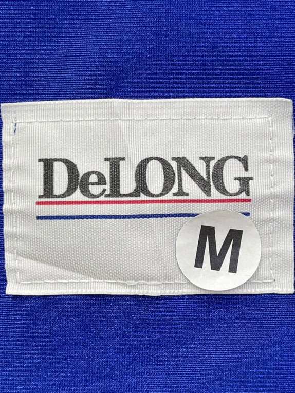 DELONG BASKETBALL JERSEY SPORTY BLUE UNISEX PRE OWNED M