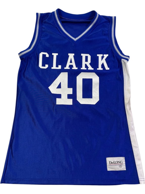 DELONG BASKETBALL JERSEY SPORTY BLUE UNISEX PRE OWNED M