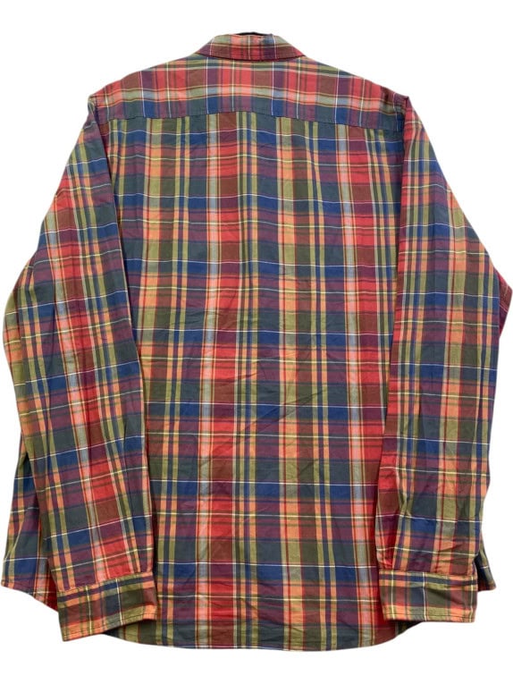DENIM AND SUPPLY RALPH LAUREN ΠΟΥΚΑΜΙΣΟ ΚΑΡΟ ΠΟΛΥΧΡΩΜΟ ΑΝΤΡΙΚΟ PRE OWNED L
