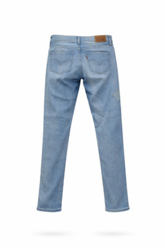 LEVIS . JEANS STRAIGHT LEG WASHED BLUE GYNAIKEIO PRE OWNED XS
