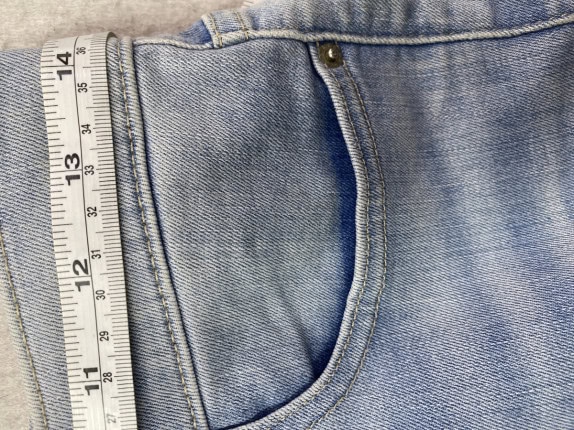 LEVIS. JEANS STRAIGHT LEG WASHED BLUE WOMEN PRE OWNED XS