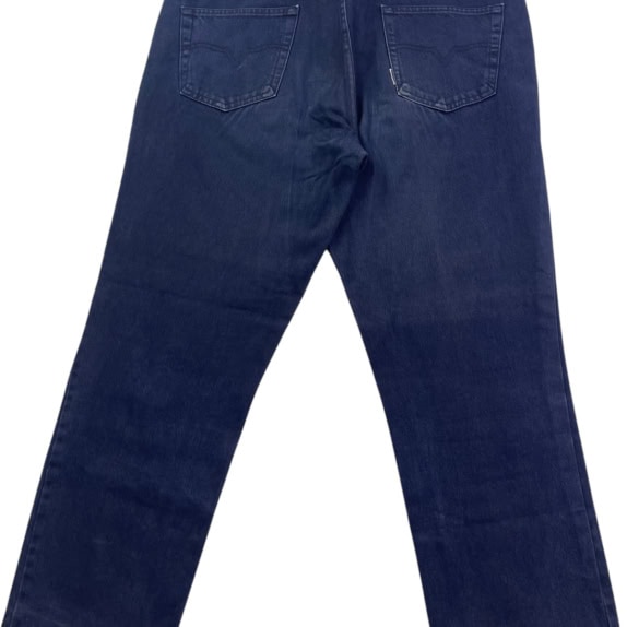 DENIM CO JEANS DA UOMO CLASSICI BLU LAVATO USATO