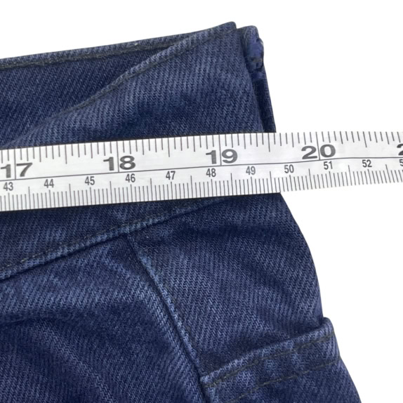 DENIM CO JEANS DA UOMO CLASSICI BLU LAVATO USATO