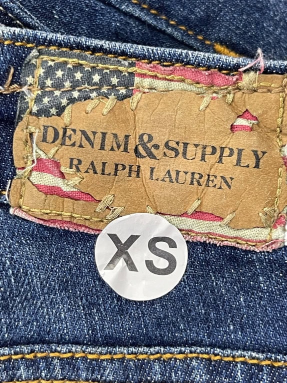DENIM SUPPLY RALPH LAUREN ΤΖΙΝ ΠΑΝΤΕΛΟΝΙ WASHED ΜΠΛΕ ΑΝΤΡΙΚΟ PRE OWNED XS