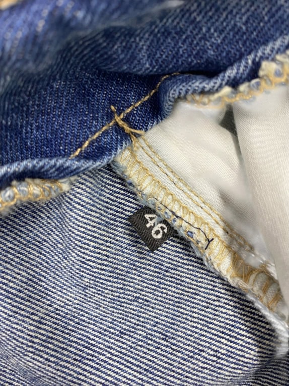 Denim Vintage Midi Φούστα Μπλε Γυναικεία 2XL/4XL