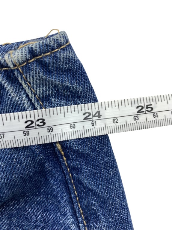 Denim Vintage Midi Φούστα Μπλε Γυναικεία 3XL/4XL