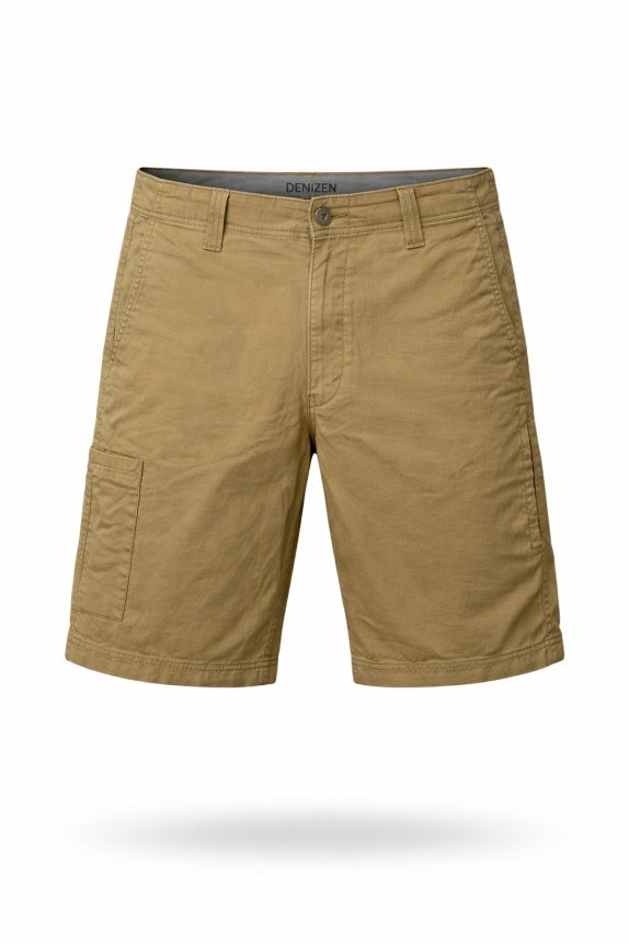 DENIZEN CARGO SHORTS UTILITY BEIGE MEN PRE OWNED L
