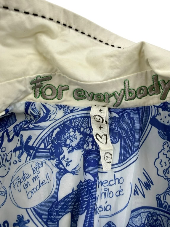 DESIGUAL ΚΑΠΑΡΝΤΙΝΑ VINTAGE ART GRAPHICS ΛΕΥΚΟ ΓΥΝΑΙΚΕΙΟ S