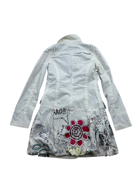 DESIGUAL ΚΑΠΑΡΝΤΙΝΑ VINTAGE ART GRAPHICS ΛΕΥΚΟ ΓΥΝΑΙΚΕΙΟ S