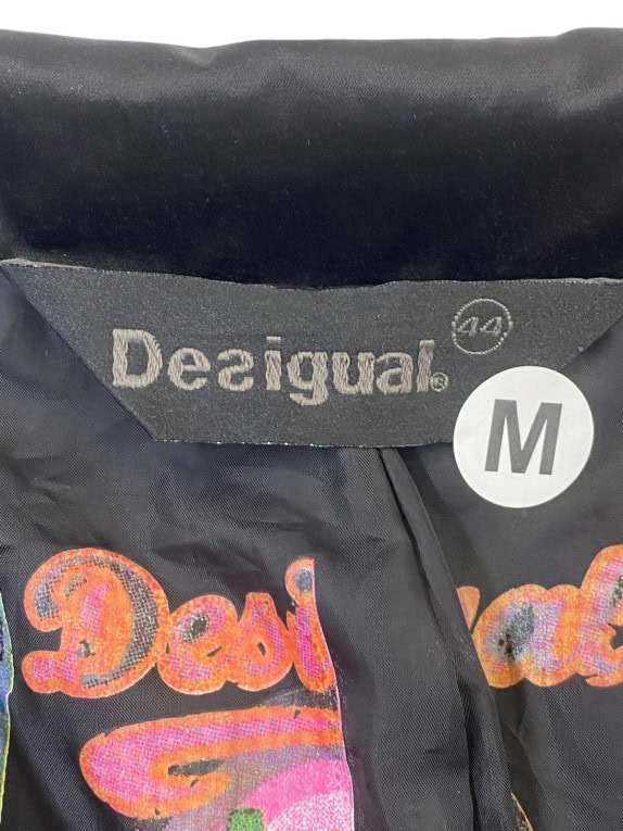 DESIGUAL ΠΑΛΤΟ VINTAGE ΜΑΥΡΟ ΓΥΝΑΙΚΕΙΟ PRE OWNED M
