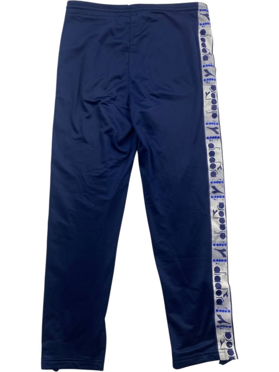 Diadora Pantaloni sportivi Trackpants VINTAGE Logo Tape Blu Unisex UK 32