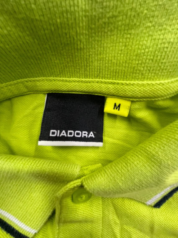 DIADORA Polo Μπλούζα Casual Μικρό Λογότυπο Λαχανί Ανδρικό M