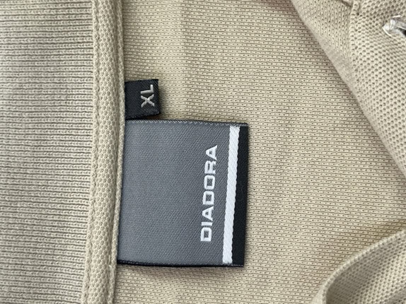 DIADORA POLO SHIRT MINIMAL BEIGE MENS PRE OWNED XL