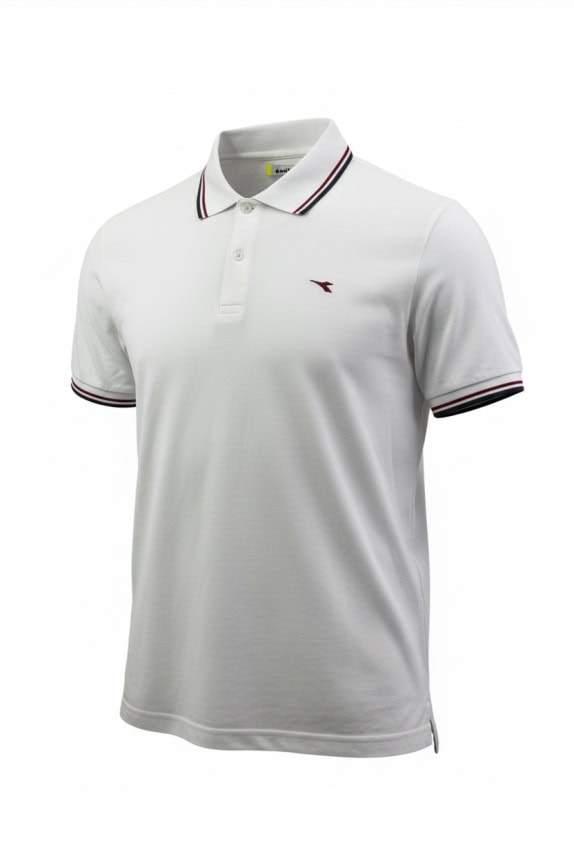 DIADORA Polo T-Shirt Λευκό Logo UNISEX XL