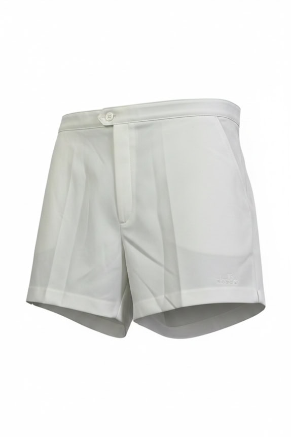 DIADORA SHORTS 90s EMBROIDERED LOGO WHITE UNISEX M