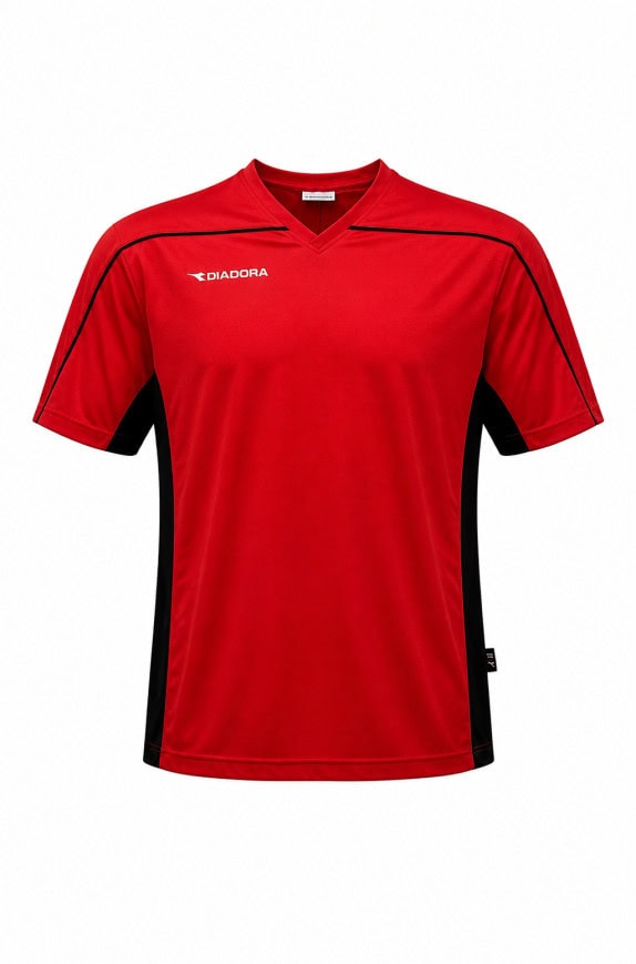 DIADORA T SHIRT SPORTSWEAR ROSSO UOMO PRE OWNED XL