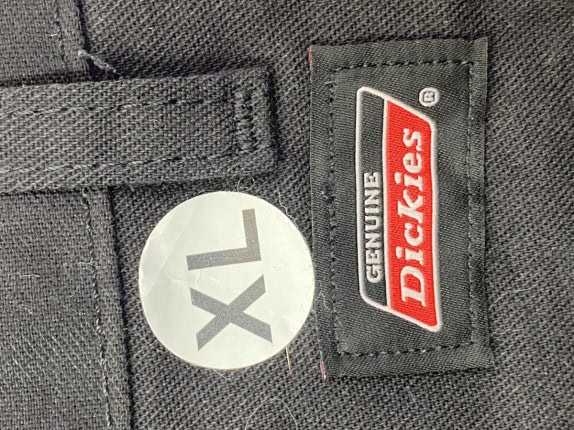 DICKIES BERMUDA SHORTS MINIMAL BLACK UNISEX PRE OWNED XL