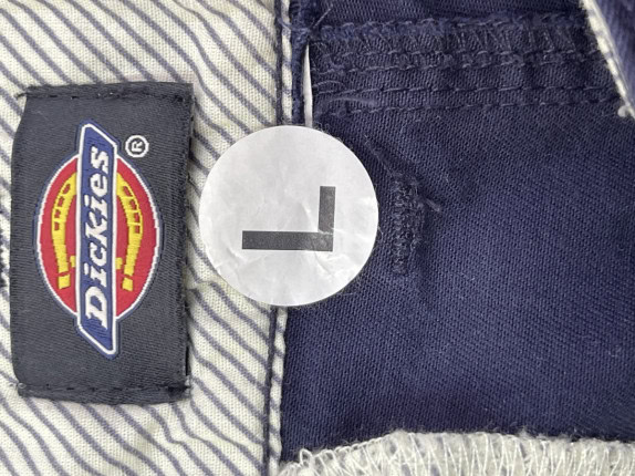 DICKIES BERMUDA SHORTS WORKWEAR NAVY MEN PRE OWNED L