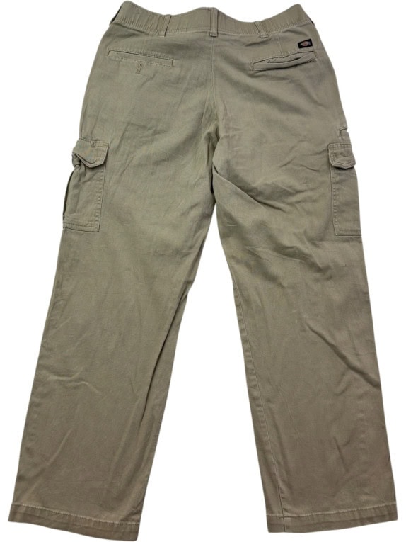 DICKIES PANTALONI CARGO WORKWEAR VERDE OLIVA UOMO PRE OWNED L