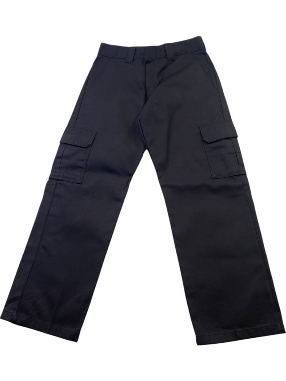 DICKIES PANTALONI CARGO WORKWEAR NERO UOMO PRE OWNED M