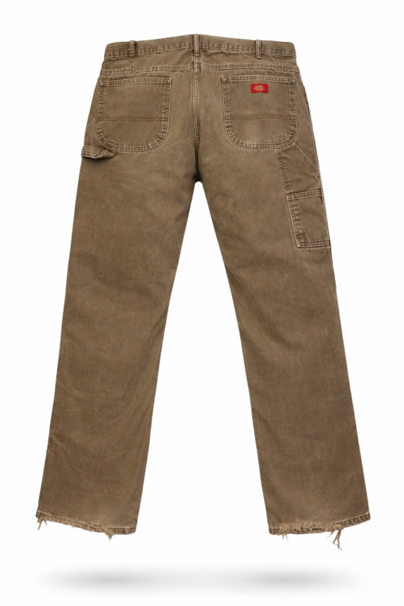 DICKIES CARGO PANTS WORKWEAR BROWN MENS PRE OWNED XXL