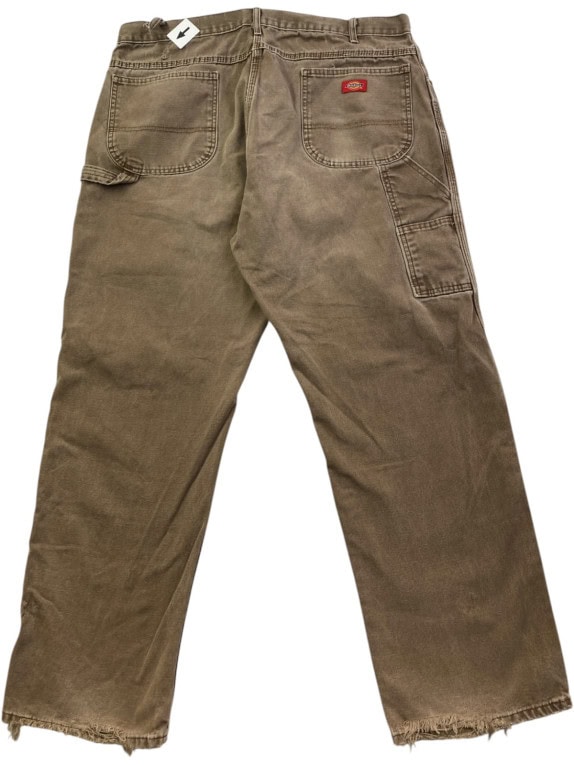 DICKIES CARGO PANTS WORKWEAR BROWN MENS PRE OWNED XXL