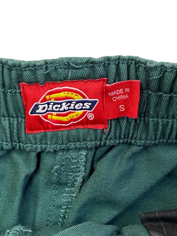 DICKIES CARGO PANTS WORKWEAR GREEN ΑΝΤΡΙΚΟ PRE OWNED S