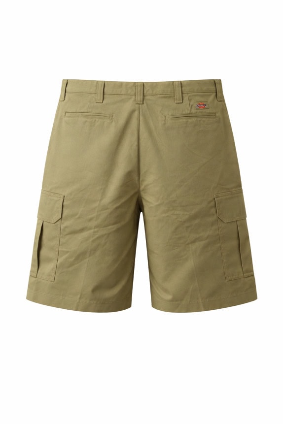 DICKIES CARGO SHORTS WORKWEAR OLIVE ΑΝΤΡΙΚΟ PRE OWNED L