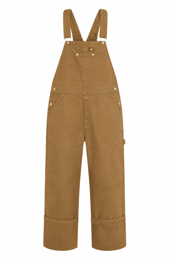 DICKIES SALOPETTE WORKWEAR MARRONE UNISEX PRE OWNED XL