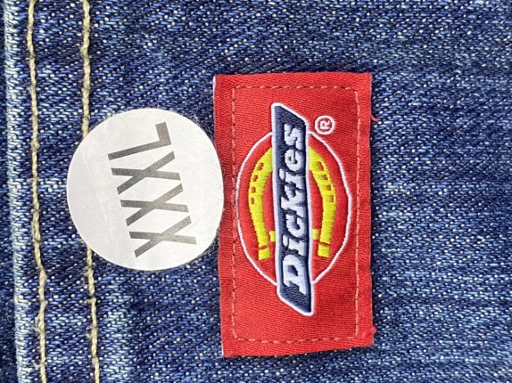 DICKIES CARPENTER PANTS WORKWEAR BLUE ΑΝΤΡΙΚΟ PRE OWNED 3XL