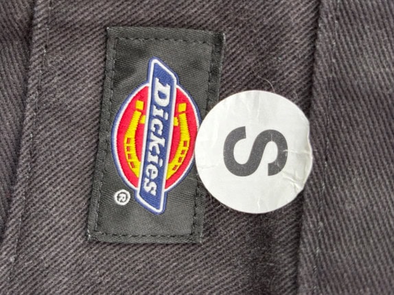 DICKIES CARPENTER PANTS WORKWEAR ΜΑΥΡΟ ΑΝΤΡΙΚΟ PRE OWNED S