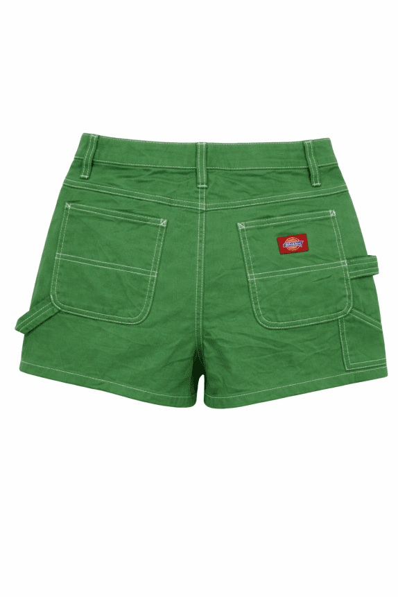 DICKIES CARPENTER SHORTS UTILITY GREEN WOMENS PRE OWNED S