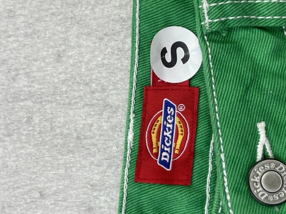 DICKIES CARPENTER SHORTS UTILITY GREEN WOMENS PRE OWNED S