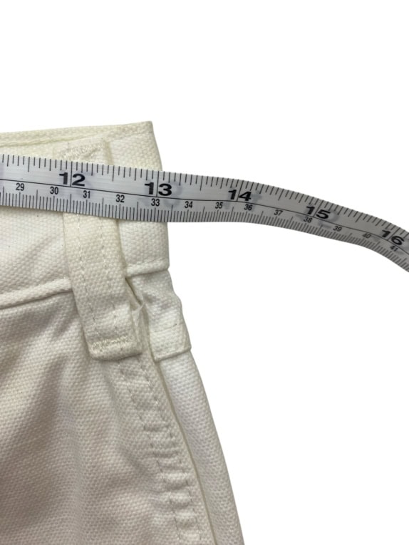 DICKIES CARPENTER SHORTS WORKWEAR OFF WHITE UNISEX PRE OWNED XS