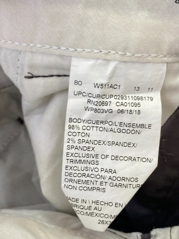 DICKIES CHINO PANTS WORKWEAR CHARCOAL WOMENS PRE OWNED XS