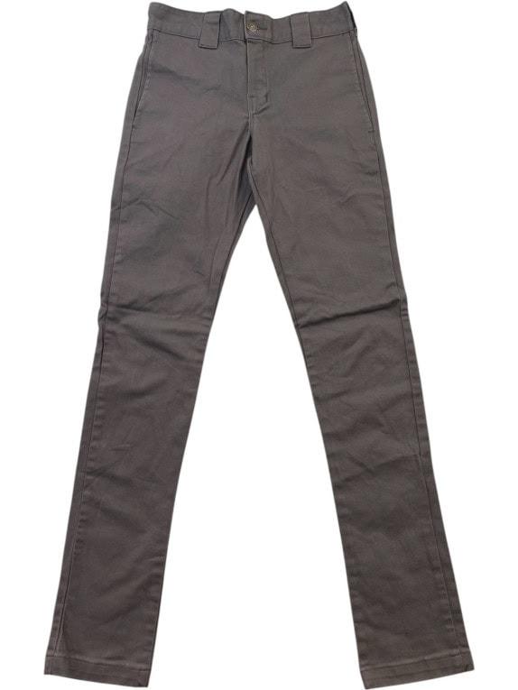 DICKIES CHINO PANTS WORKWEAR CHARCOAL WOMENS PRE OWNED XS