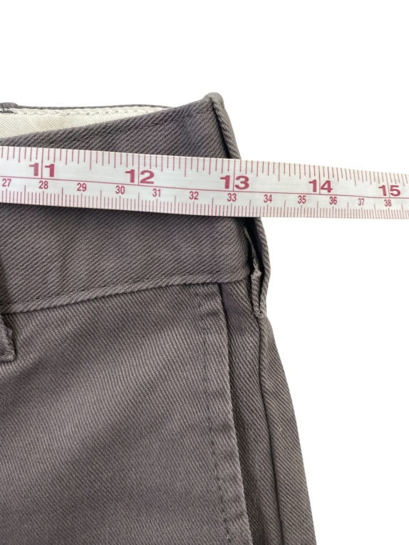 DICKIES CHINO PANTS WORKWEAR CHARCOAL WOMENS PRE OWNED XS