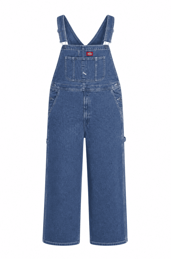 DICKIES SALOPETTE DENIM UTILITY BLU UOMO PRE OWNED XXXL
