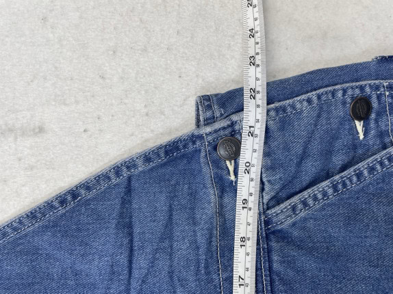 DICKIES DENIM UTILITY OVERALLS BLUE MEN PRE OWNED XXXL