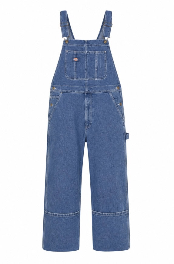 DICKIES DUNGAREES WORKWEAR WASHED BLUE UNISEX PRE OWNED