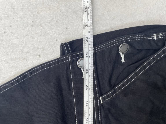 DICKIES DUNGAREE CLASSIC ΜΑΥΡΟ UNISEX PRE OWNED XXL