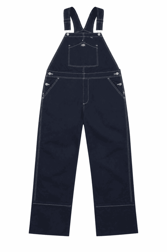 DICKIES DUNGAREE CLASSIC NERO UNISEX PRE OWNED XXL