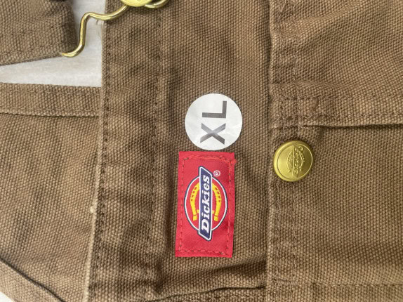 DICKIES DUNGAREE UTILITY BROWN MEN PRE OWNED XL